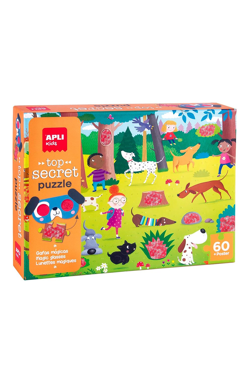 Пазл с секретом и волшебными очками собачки APLI KIDS, арт. 19219, фото 3