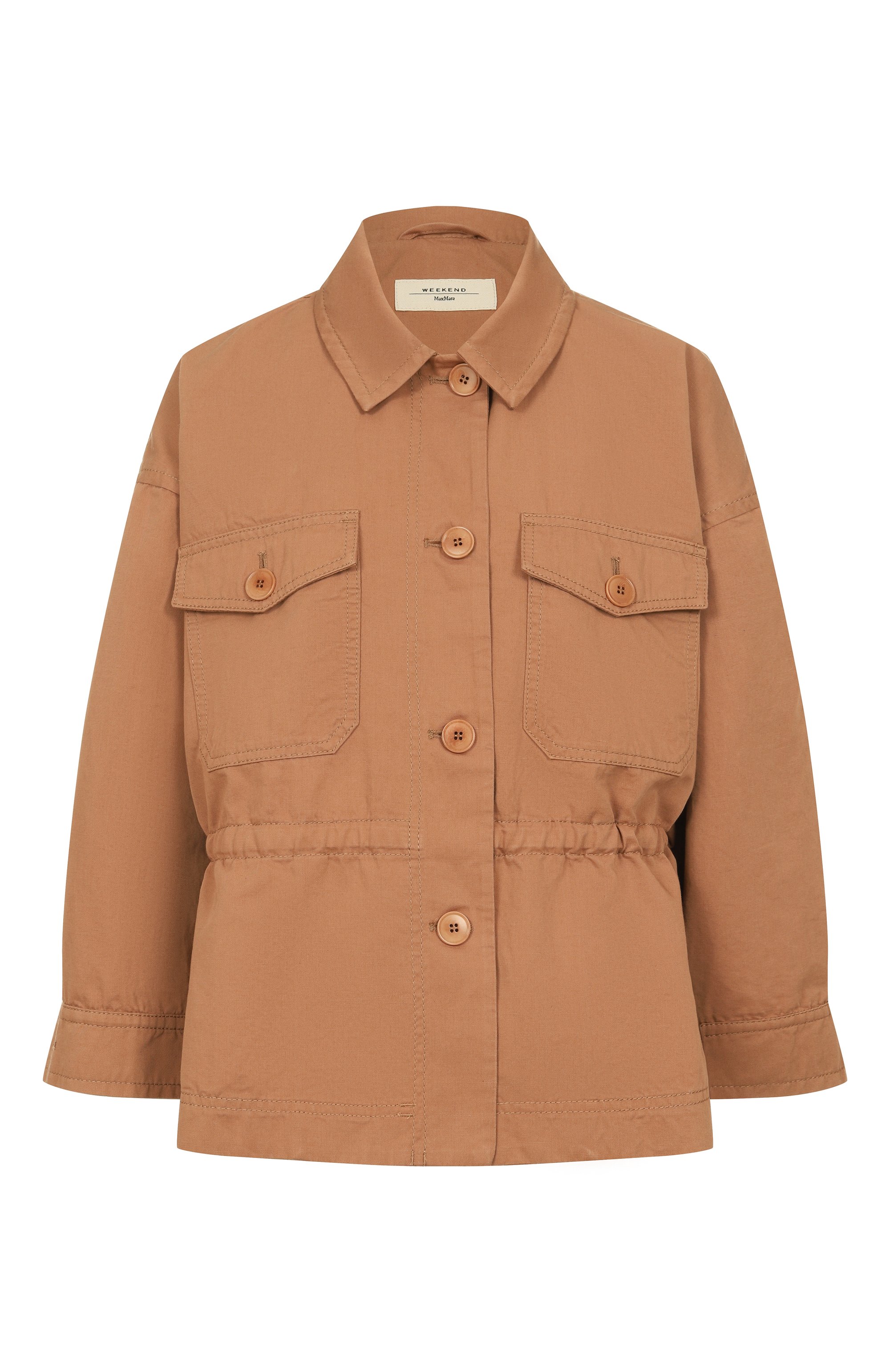 Куртка из хлопка и льна WEEKEND MAX MARA, арт. EGER, фото 1