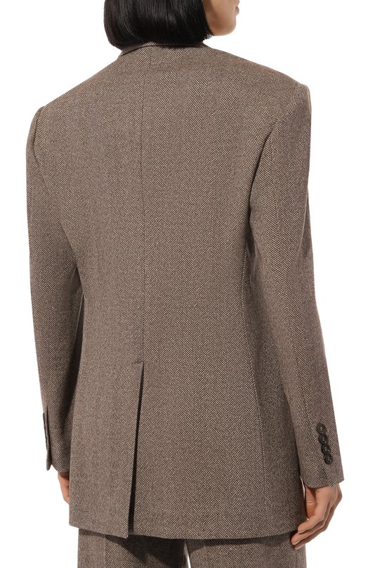 Шерстяной жакет Brunello Cucinelli MB1317163 Бежевый  MB1317163 Фото 4