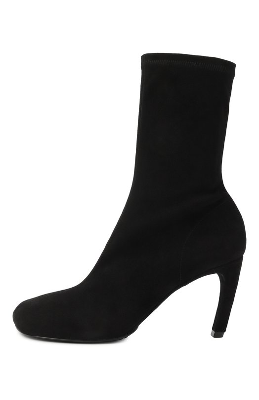 Замшевые ботильоны Dries Van Noten W232/201/135 Чёрный  W232/201/135 Фото 4