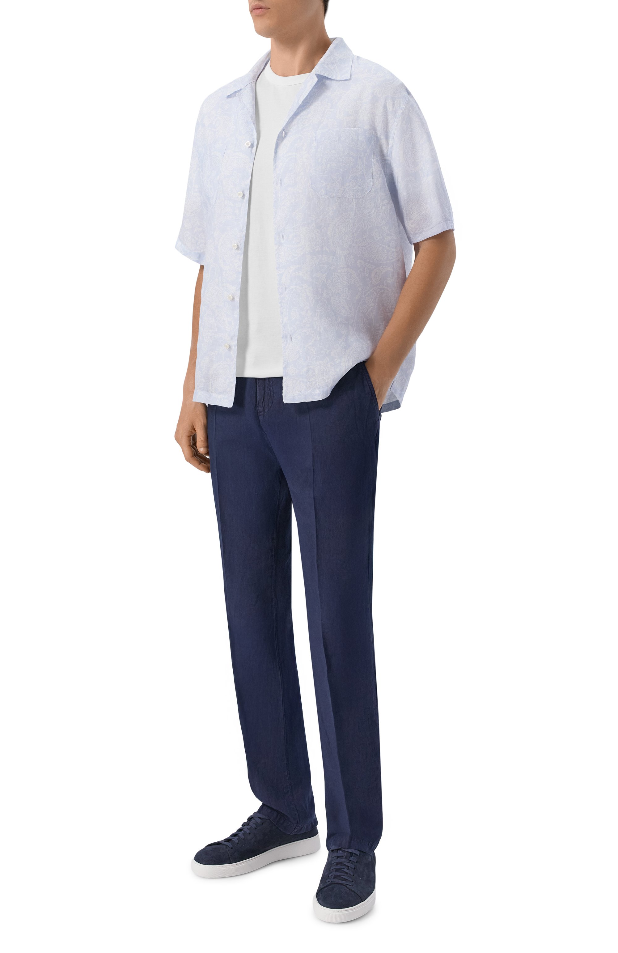 Льняная рубашка PAUL&SHARK, арт. 26413177, фото 2