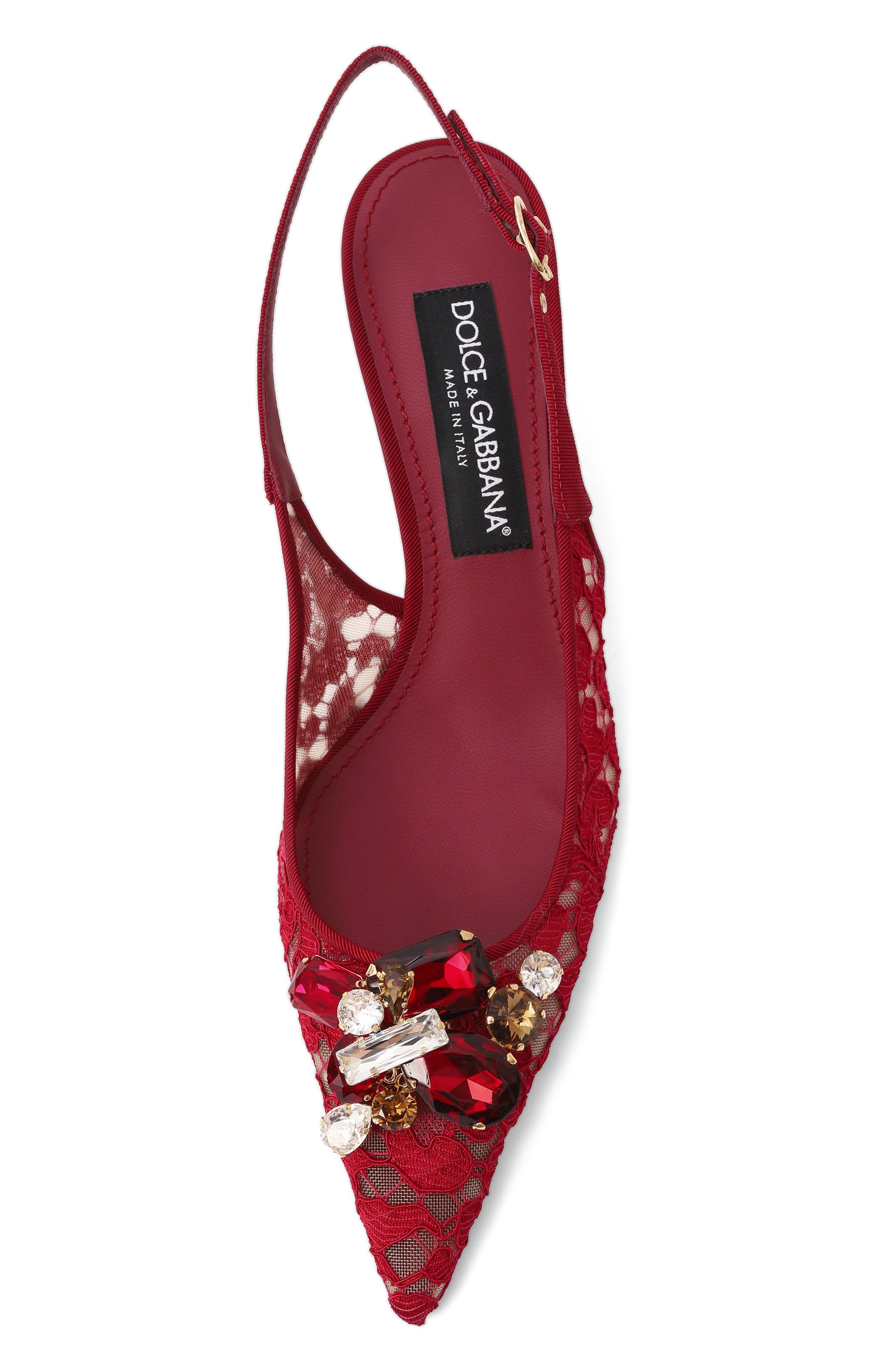 Текстильные туфли rainbow 60 DOLCE & GABBANA, арт. CG0711/AQ074, фото 6