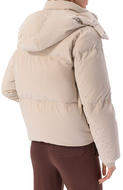 Вельветовый пуховик MVST M25.1MW.0013/5180 Бежевый  M25.1MW.0013/5180 Фото 4