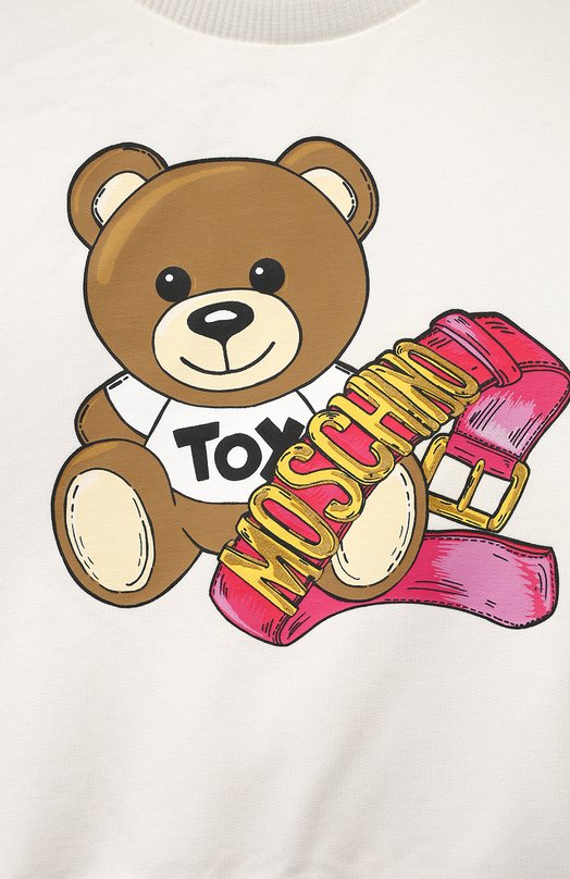 Хлопковый свитшот Moschino 3