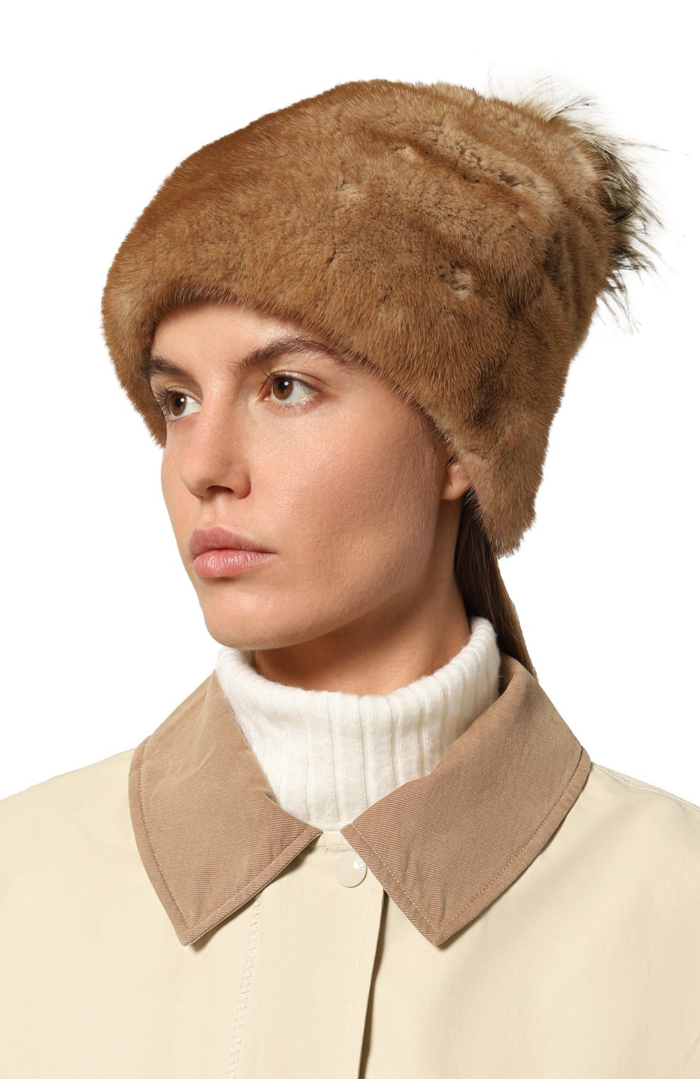 Меховая шапка нея из норки FURLAND, арт. 0099900110083300462, фото 2