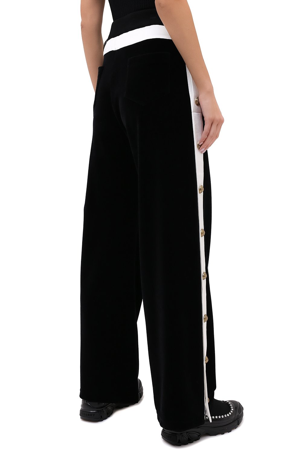 Хлопковые брюки BALMAIN, арт. UF15362/J076, фото 4