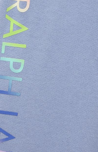 Хлопковые джоггеры POLO RALPH LAUREN голубого цвета по цене 8710 руб., арт. 311841396, фото 3 Хлопковые джоггеры POLO RALPH LAUREN, арт. 311841396, фото 3