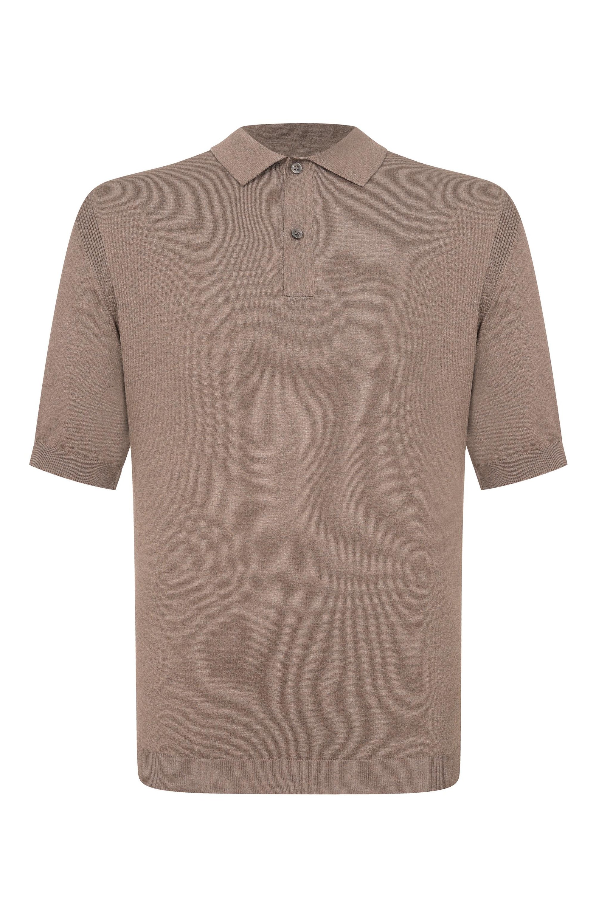 Поло из шелка и хлопка PAUL&SHARK, арт. 26411608_001, фото 1