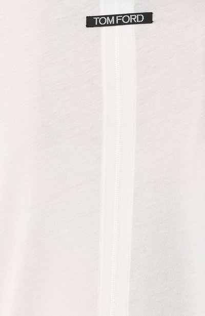Хлопковый лонгслив TOM FORD белого цвета по цене 56650 руб., арт. TSJ242-FAX262, фото 5 Хлопковый лонгслив TOM FORD, арт. TSJ242-FAX262, фото 5