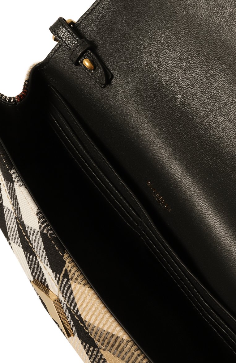 Женская сумка snip mini BURBERRY бежевого цвета, арт. 8103697 | Фото 5 (Материал: Текстиль; Размер: mini)