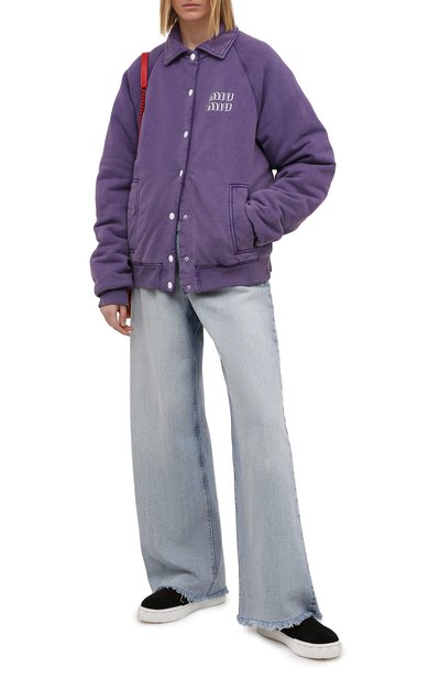 Замшевые слипоны MIU MIU, арт. 5T382D-3J9N-F0889-005, фото 2