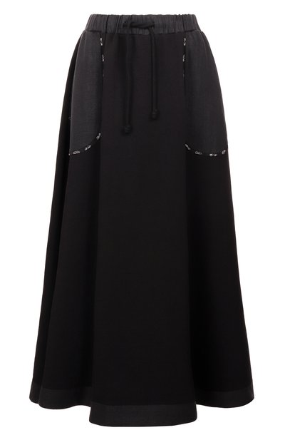 Женская юбка из хлопка и льна MIDGARD PARIS, арт. ST55CN-OS-BK