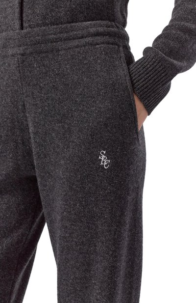 Брюки из кашемира и шерсти SPORTY AND RICH, арт. PA02764302GY11, фото 5