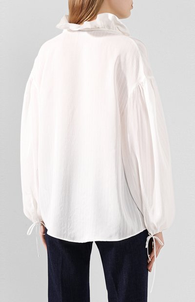 Блузка из смеси вискозы и шелка STELLA MCCARTNEY, арт. 600617/S0A44, фото 4