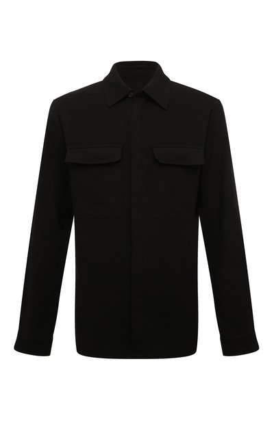 Мужская хлопковая рубашка RICK OWENS, арт. RU02D6291/FL