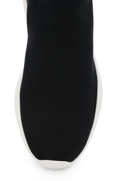 Текстильные кроссовки на контрастной подошве PRADA, арт. 1T898I-3KKD-F0967-25, фото 5