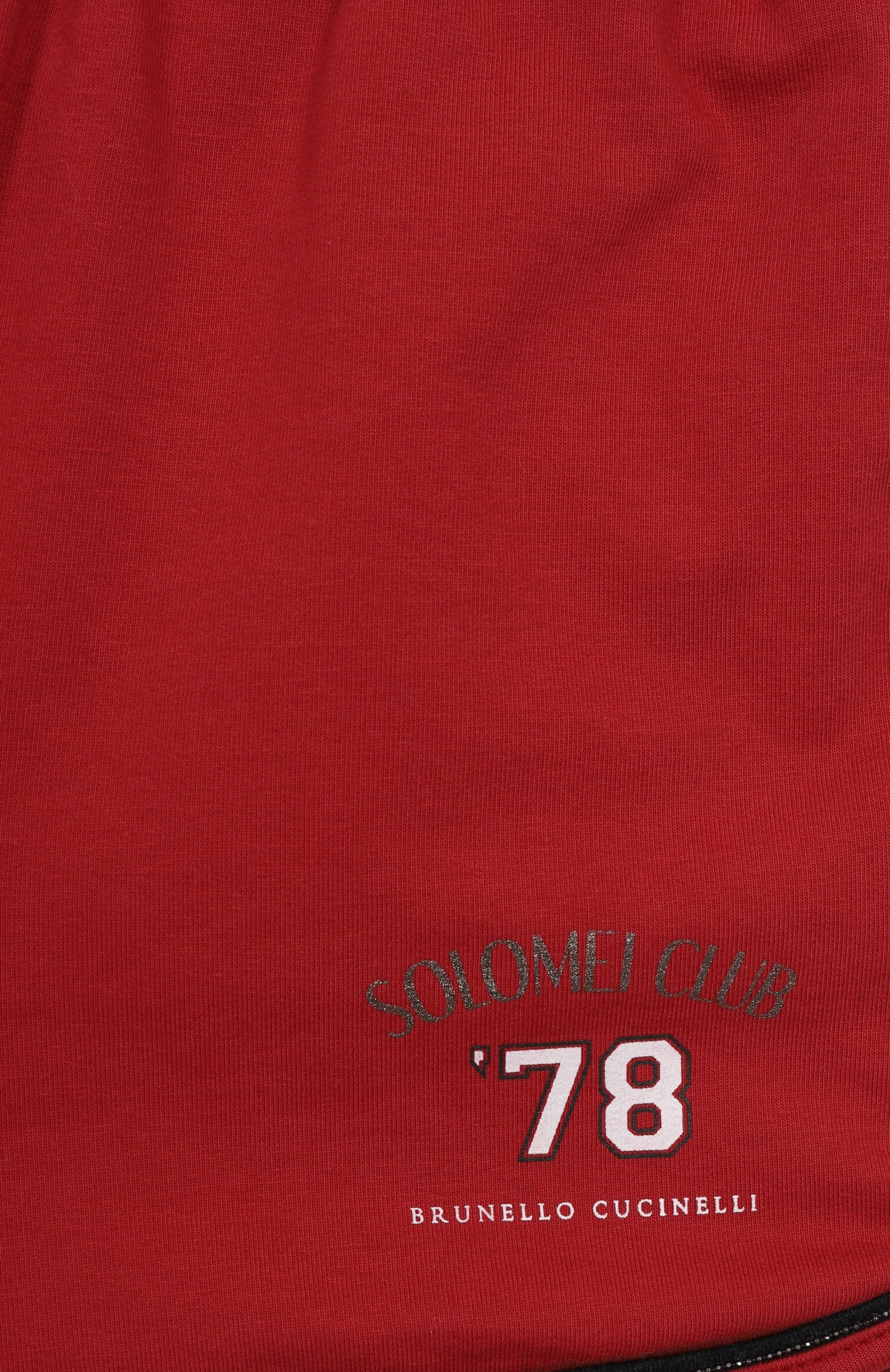 Хлопковые шорты BRUNELLO CUCINELLI, арт. BH827E648A, фото 3