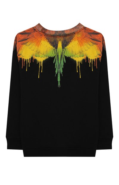 Хлопковый свитшот MARCELO BURLON KIDS OF MILAN, арт. 21E/B/MB/2004/0020/2-6Y, фото 2
