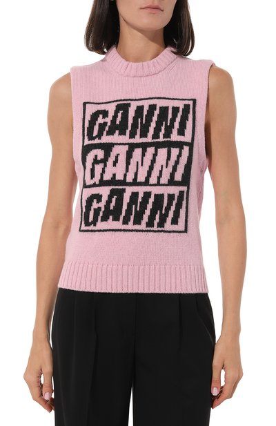 Шерстяной жилет GANNI, арт. K1762, фото 3