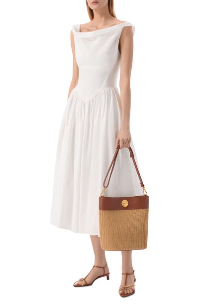 Сумка nikla straw COCCINELLE бежевого цвета по цене 33600 руб., арт. E1 UA0 23 01 01, фото 3 Сумка nikla straw COCCINELLE, арт. E1 UA0 23 01 01, фото 3