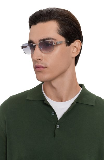 Солнцезащитные очки VINTAGE FRAMES, арт. DIME 24KT WHITE G0LD/CHARC0AL, фото 2