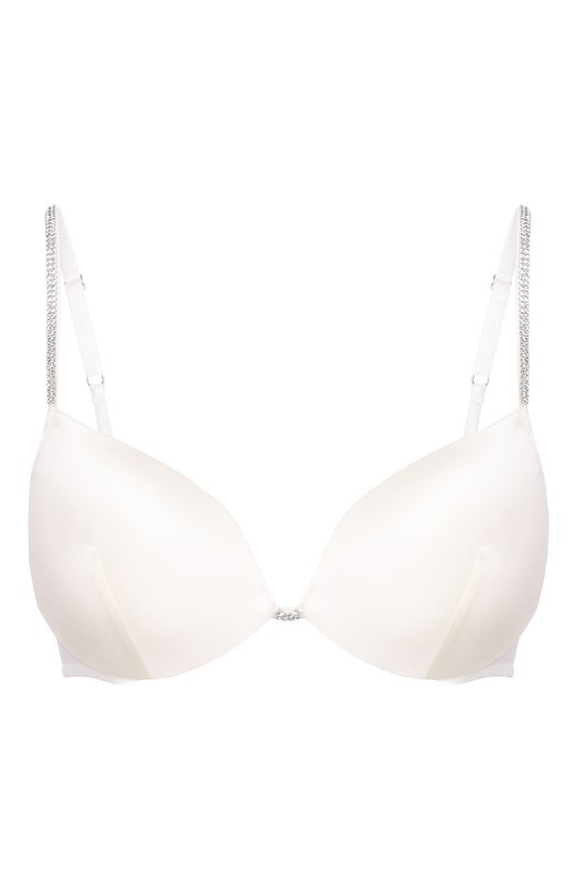 Шелковый бюстгальтер с чашкой пуш-ап с отделкой кристаллами Swarovski I.D. Sarrieri M5641 Кремовый M5641