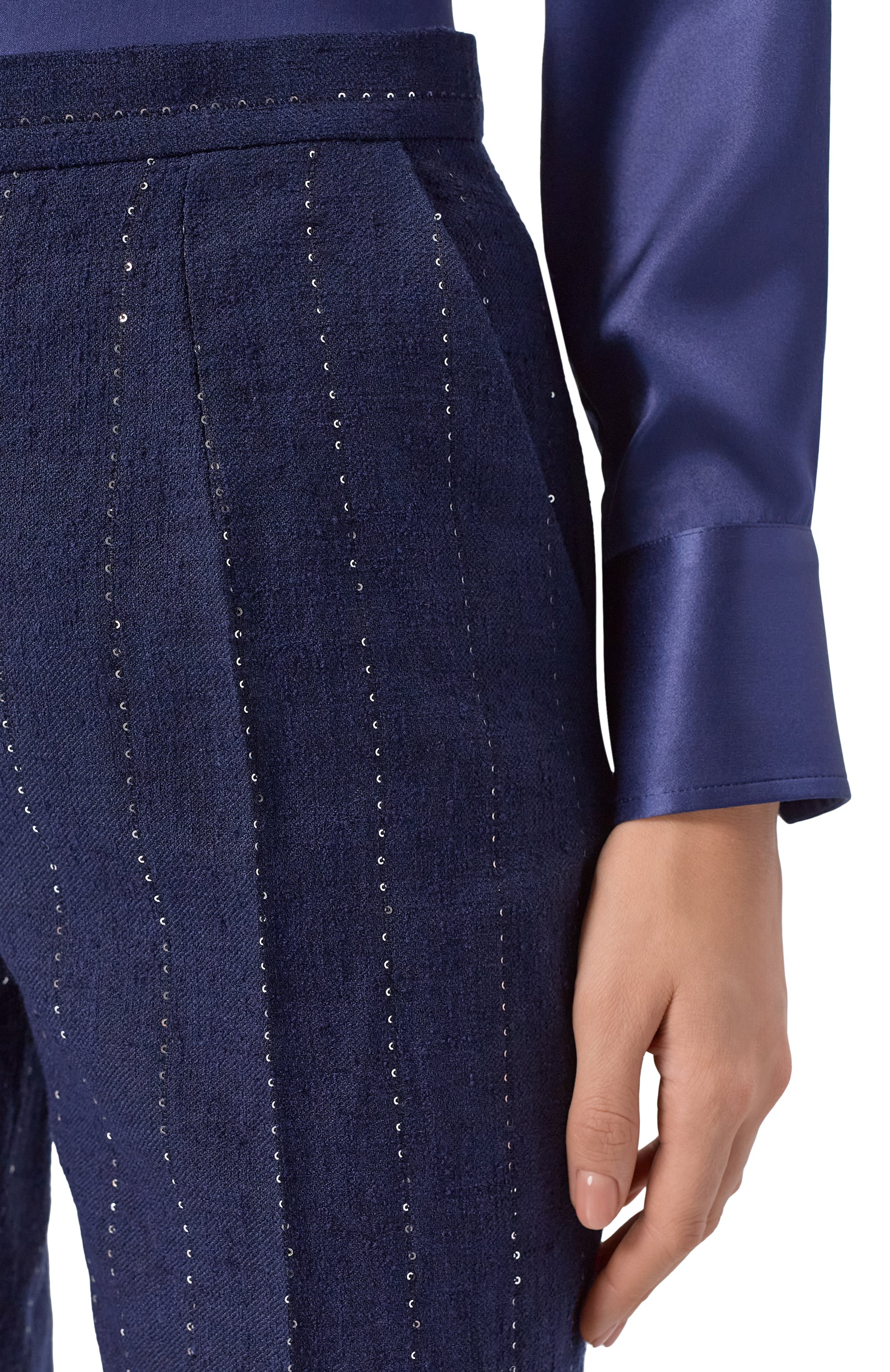 Брюки изо льна и шерсти KITON, арт. D60102K0940G02, фото 5