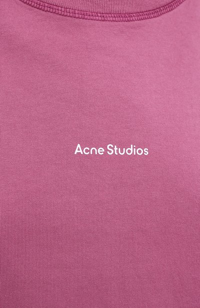 Хлопковая футболка ACNE STUDIOS, арт. AL0149, фото 5