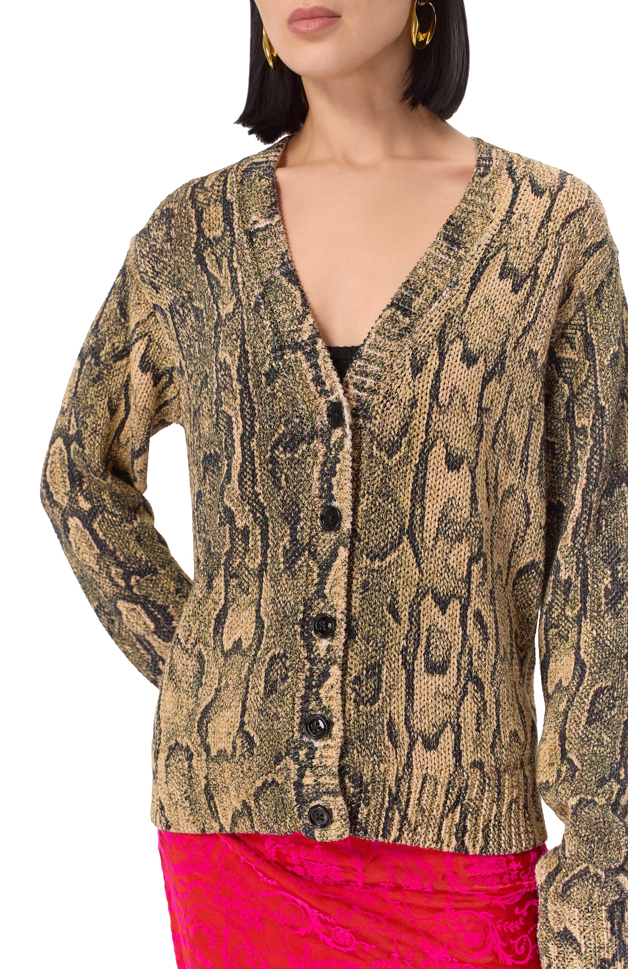 Кардиган из вискозы и хлопка DRIES VAN NOTEN, арт. 251-011225-1714, фото 5