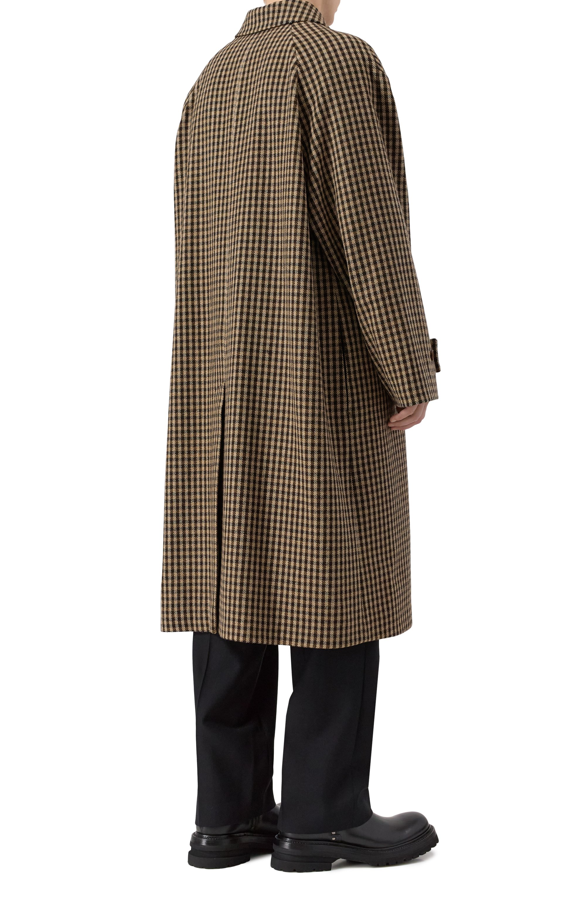 Шерстяное пальто HEVO, арт. BAIADELM0NAC0 Q/I732, фото 4