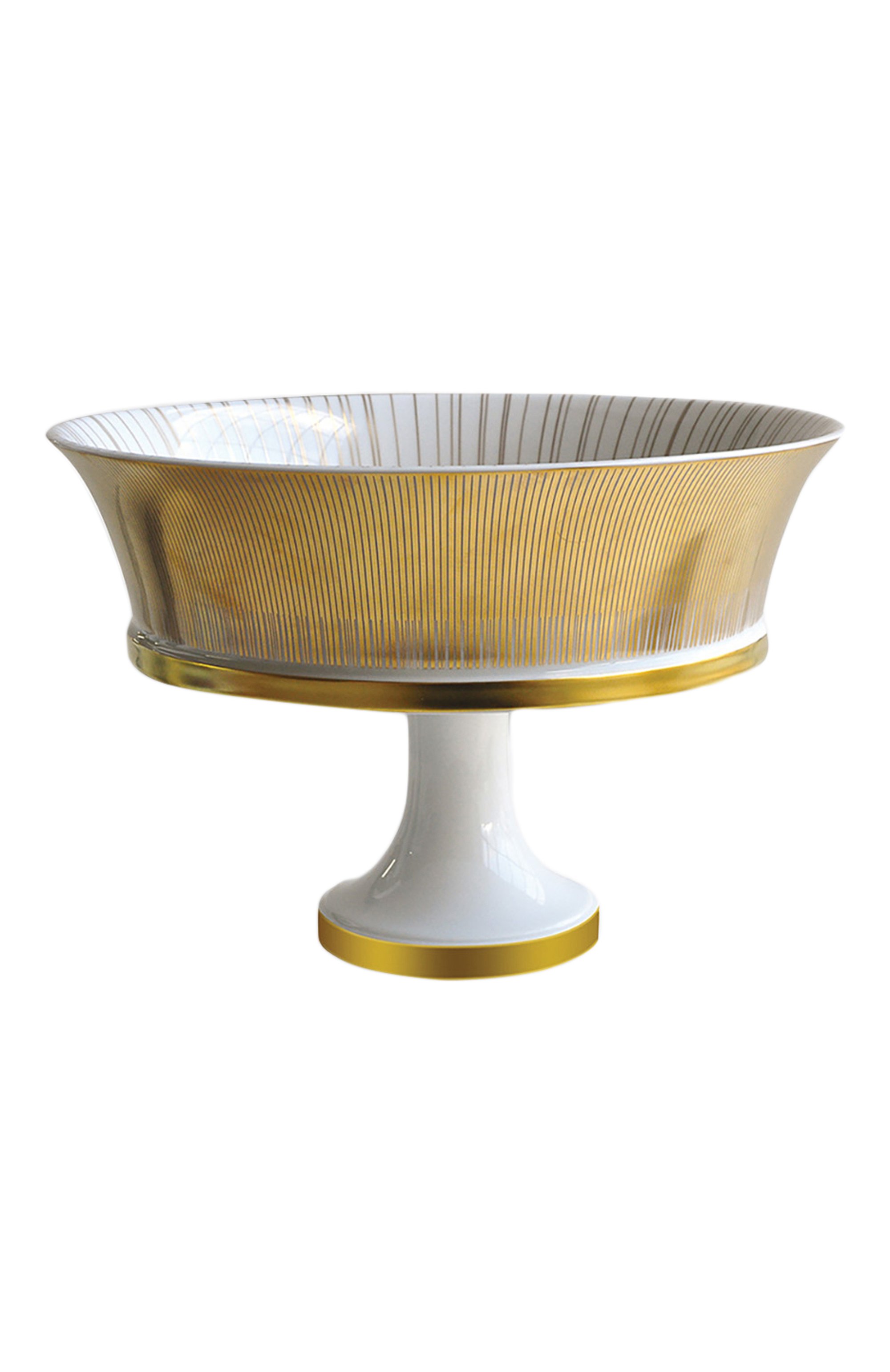 Блюдо на ножке sol BERNARDAUD золотого цвета по цене 337500 руб., арт. 1655/21929, фото 1 Блюдо на ножке sol BERNARDAUD, арт. 1655/21929, фото 1