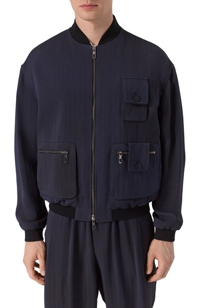 Бомбер из вискозы GIORGIO ARMANI, арт. GM001345/TE11818, фото 3