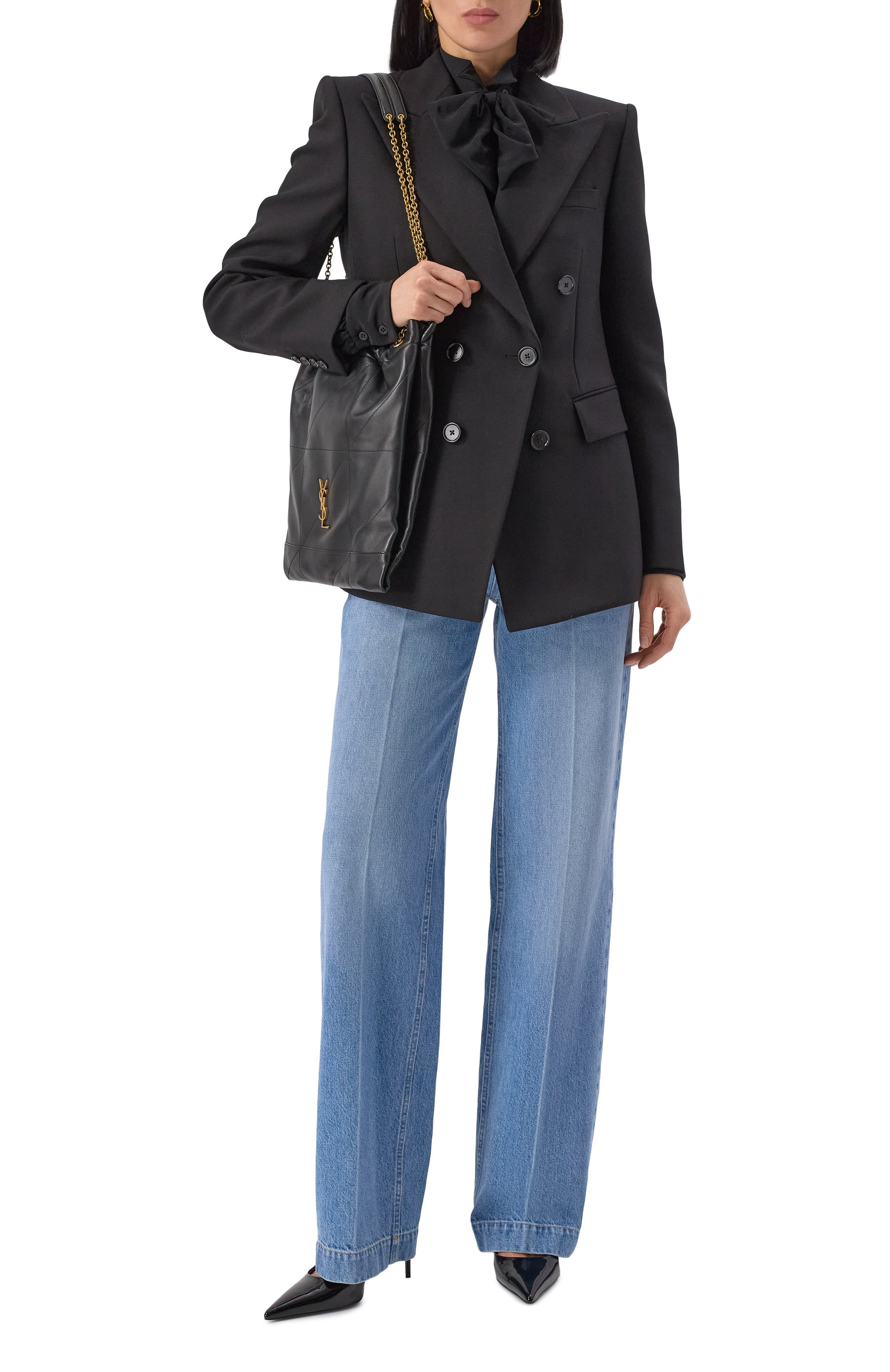 Сумка jamie 4.3 SAINT LAURENT черного цвета по цене 431000 руб., арт. 781666/AAB32, фото 7 Сумка jamie 4.3 SAINT LAURENT, арт. 781666/AAB32, фото 7