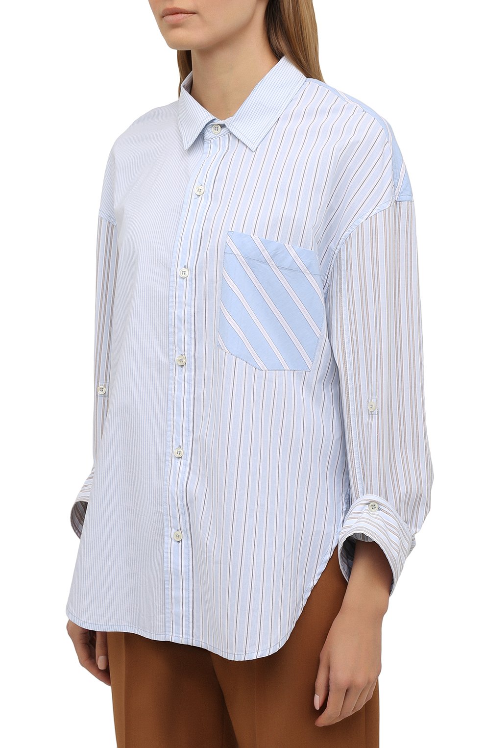 Хлопковая рубашка CITIZENS OF HUMANITY, арт. 9103B-1108, фото 3