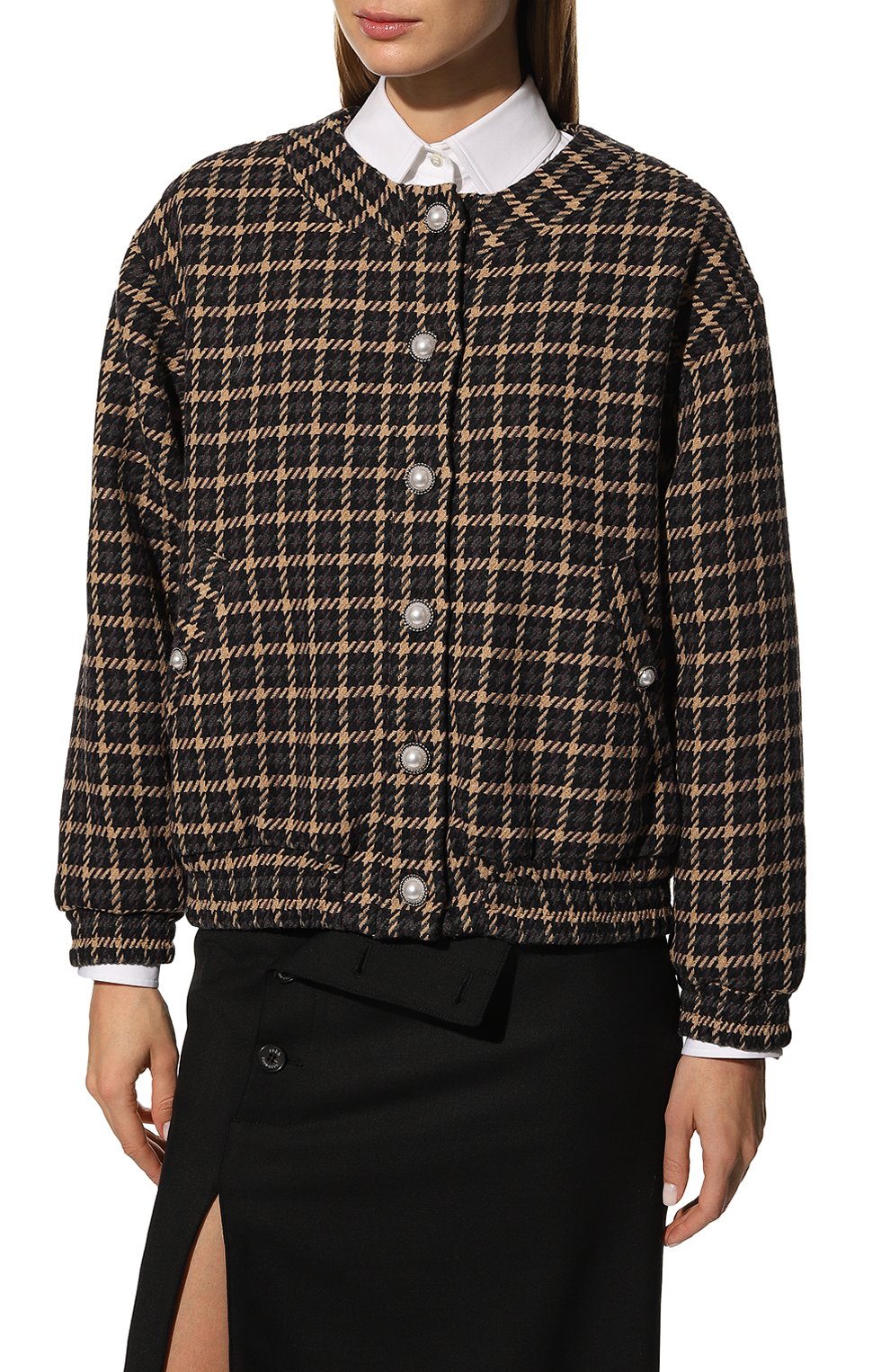 Бомбер из шерсти и вискозы BOTROIS, арт. SKU0000112, фото 3