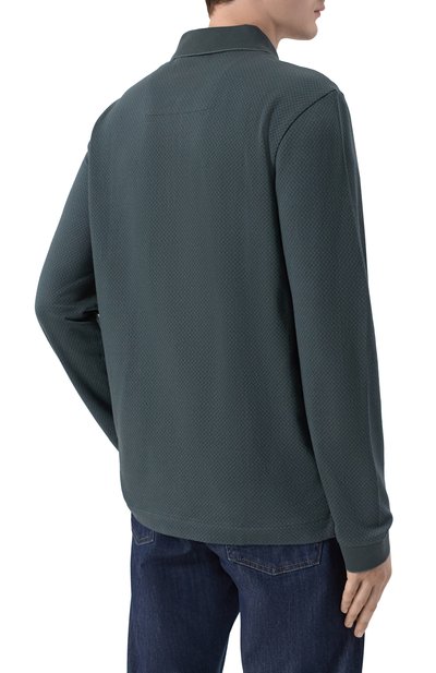 Хлопковое поло BOSS, арт. 50549583, фото 4