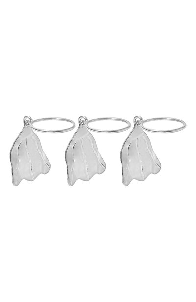 Комплект из трех колец JIL SANDER, арт. J11UQ0024 J12003/SILVER, фото 3