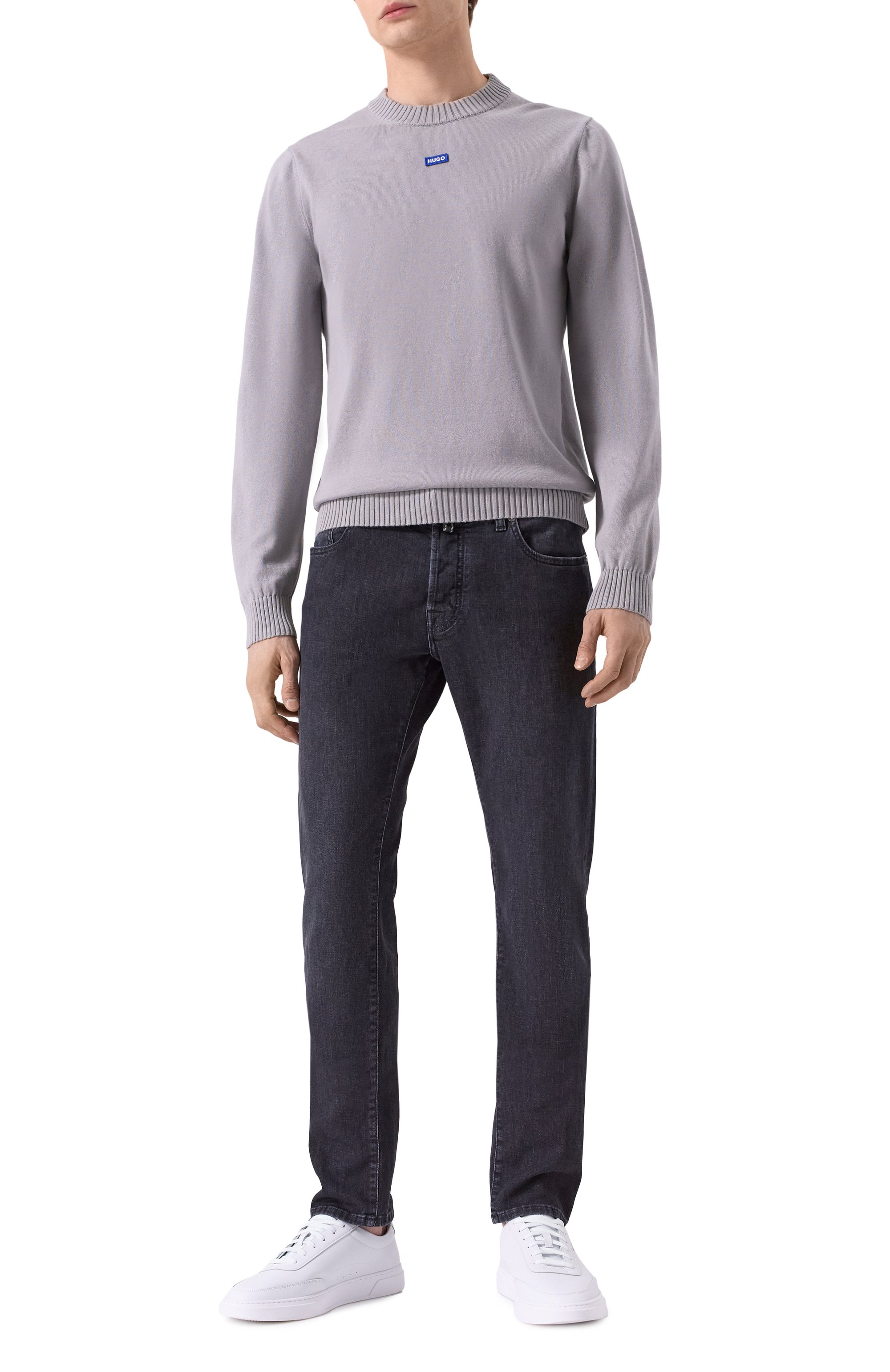Хлопковый джемпер HUGO BLUE, арт. 50514698, фото 2
