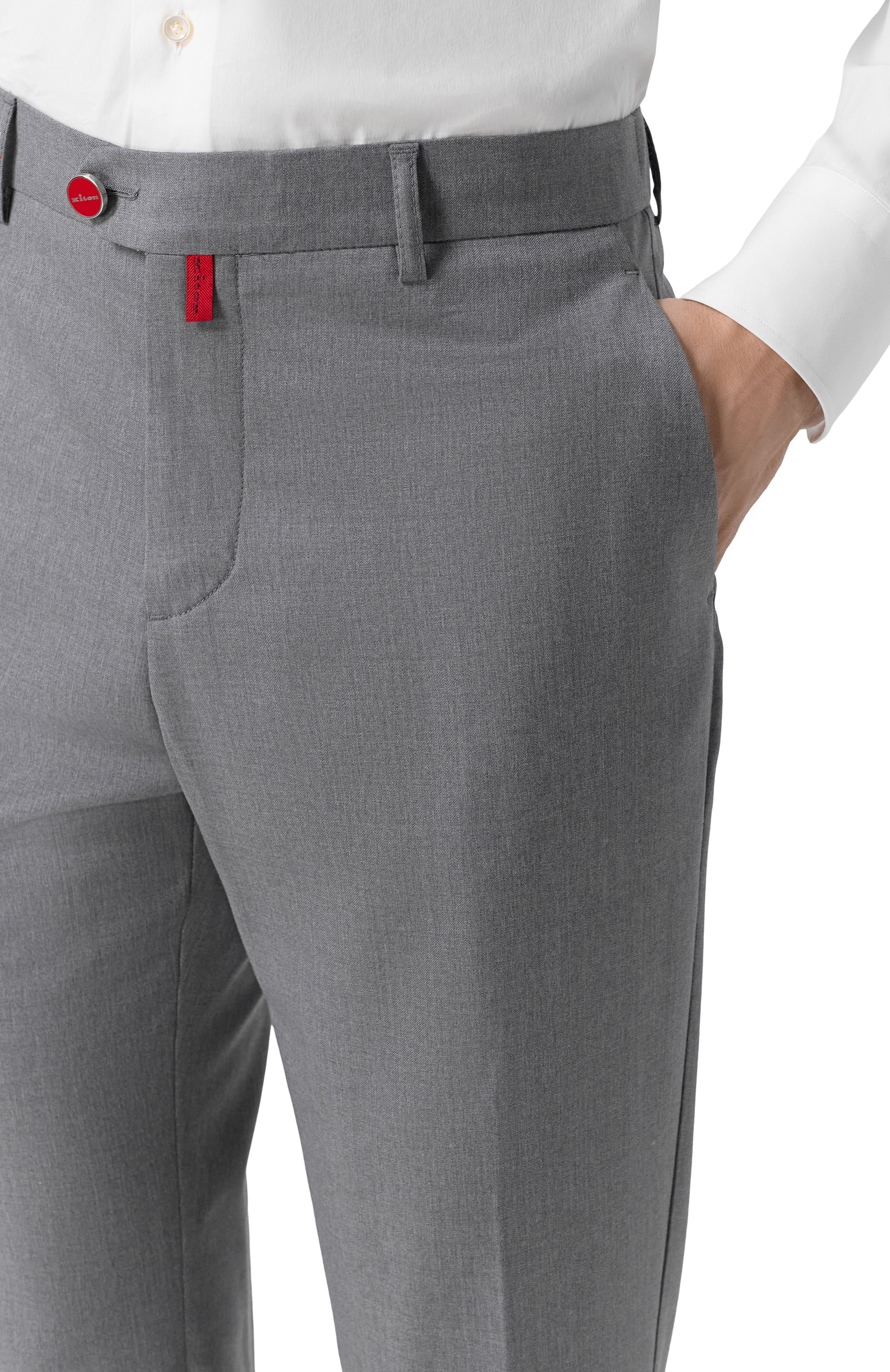 Шерстяные брюки KITON, арт. UFPPERK0127H02, фото 5
