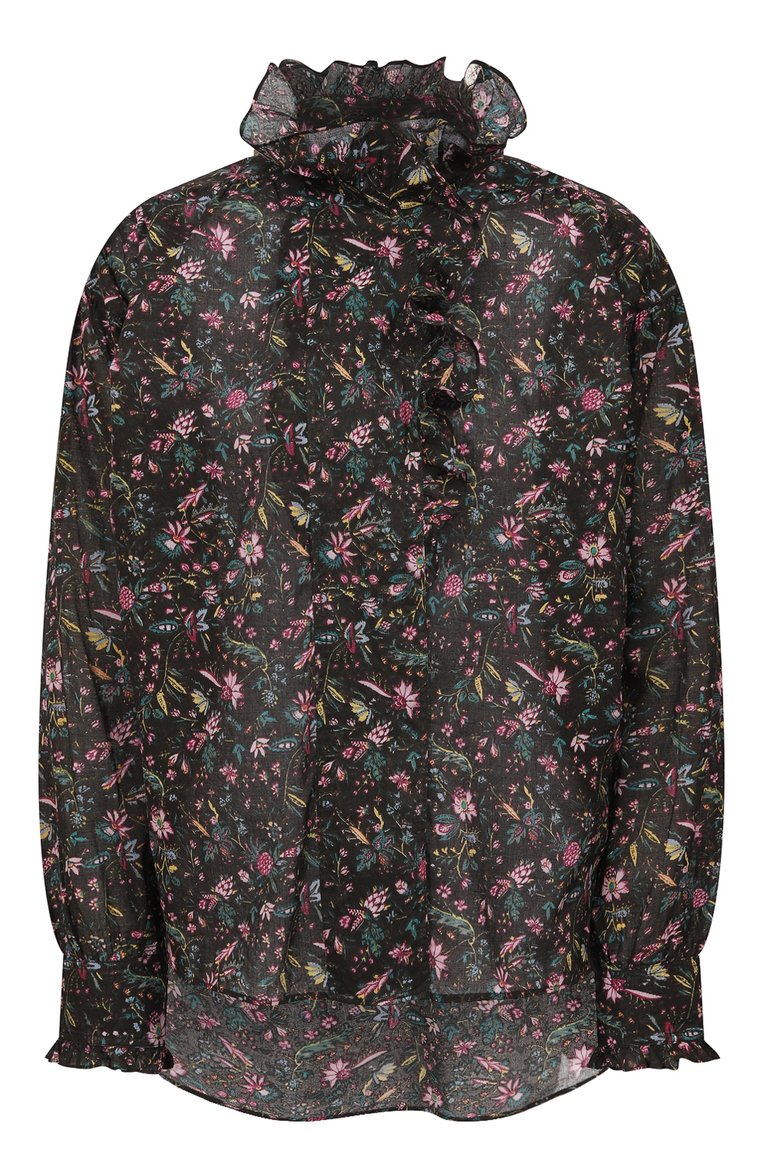 Хлопковая блузка ISABEL MARANT ETOILE, арт. HT1820-21A027E, фото 1
