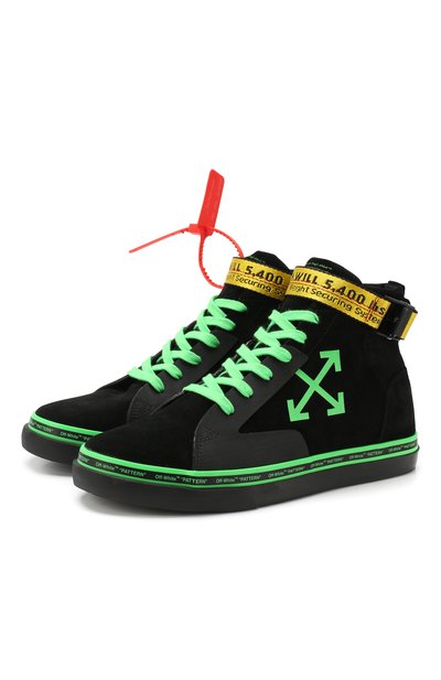 Кожаные кеды OFF-WHITE, арт. 0MIA116S19B430341040, фото 1