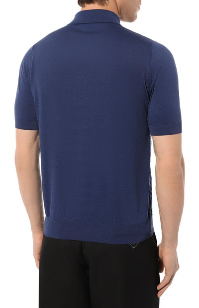 Поло из шелка и хлопка ZILLI, арт. MBZ-PZ052-GE0M1/MC01, фото 4