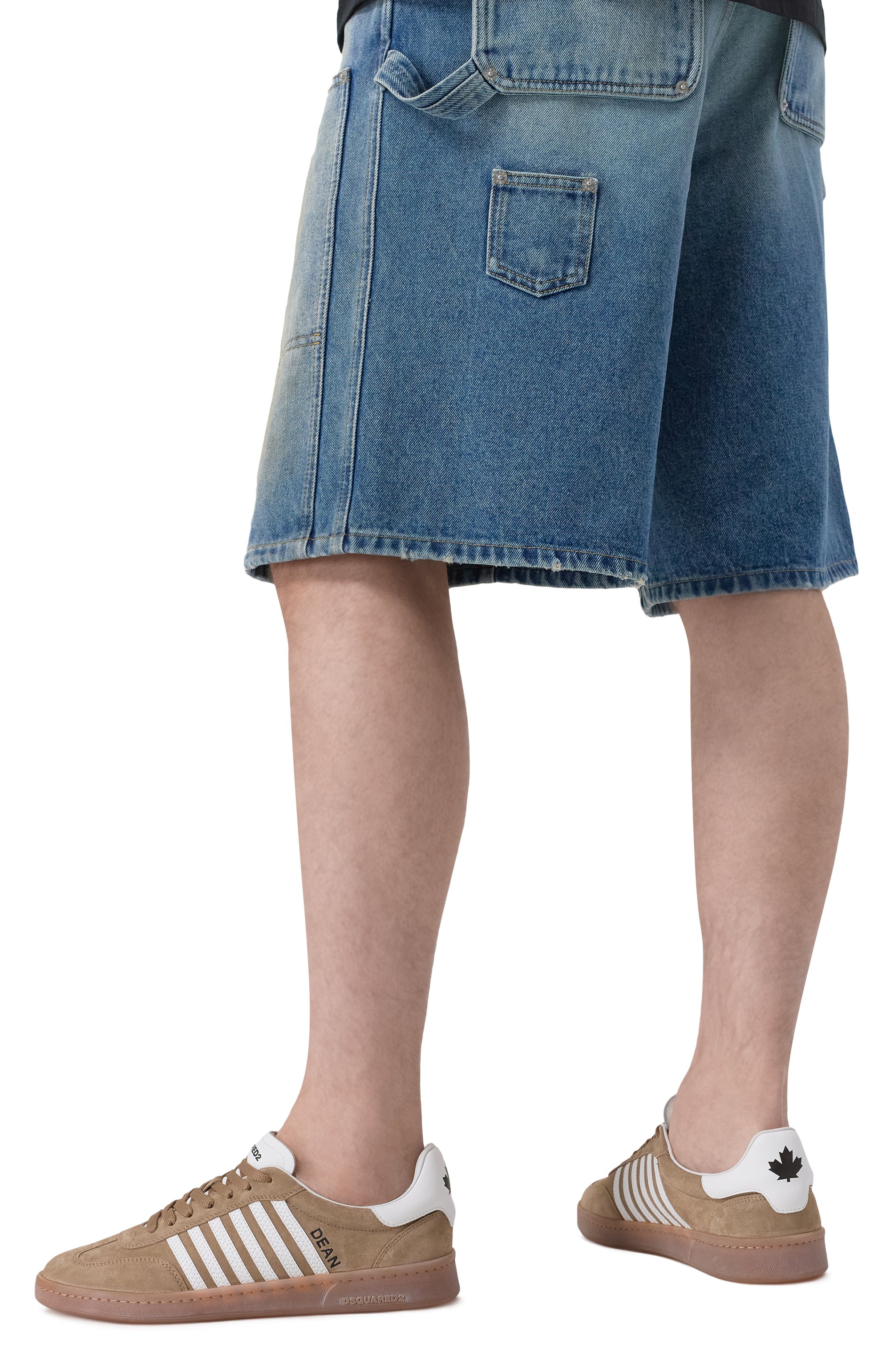 Замшевые кеды boxer DSQUARED2, арт. SNM0364/14170001, фото 3