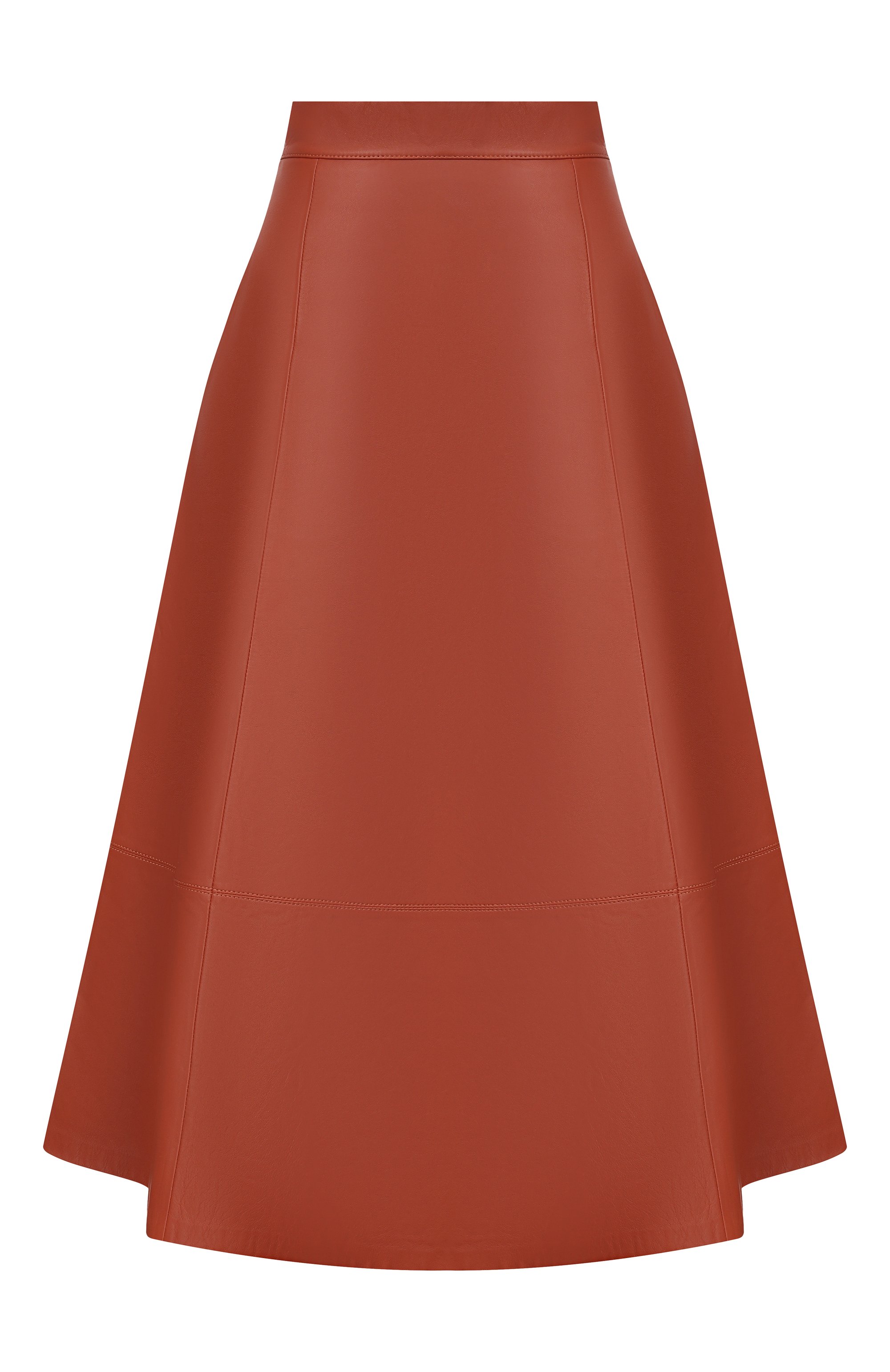 Кожаная юбка MVST светло-коричневого цвета по цене 329500 руб., арт. M26.2PW.L906/L011 NAPPA, фото 1 Кожаная юбка MVST, арт. M26.2PW.L906/L011 NAPPA, фото 1