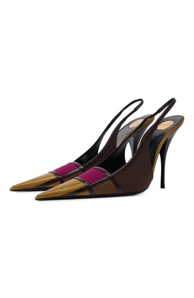 Женские текстильные туфли jazz SAINT LAURENT, арт. A001BI/9QNDD