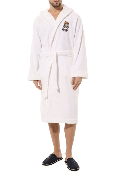 Хлопковый халат MOSCHINO, арт. 231V1/A9682/4307, фото 3