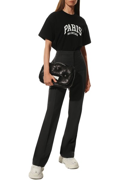 Сумка glam slam MAISON MARGIELA черного цвета по цене 238500 руб., арт. S56WG0169/P4300, фото 3 Сумка glam slam MAISON MARGIELA, арт. S56WG0169/P4300, фото 3