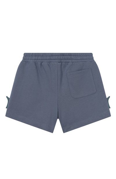 Хлопковые шорты STELLA MCCARTNEY тёмно-голубого цвета по цене 11500 руб., арт. TY6P99, фото 2 Хлопковые шорты STELLA MCCARTNEY, арт. TY6P99, фото 2