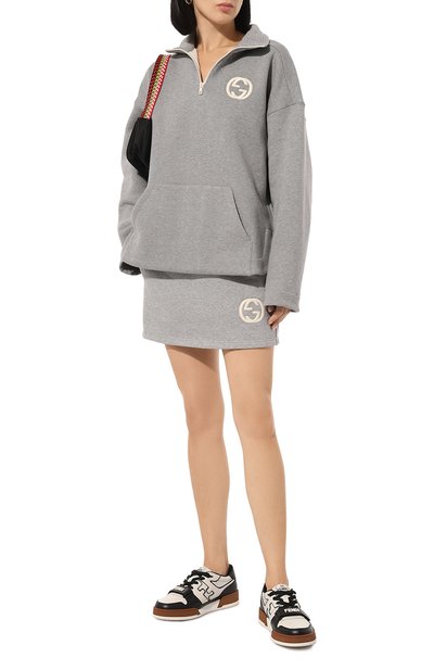 Кожаные кеды fendi match FENDI, арт. 8E8453 A0MN, фото 2