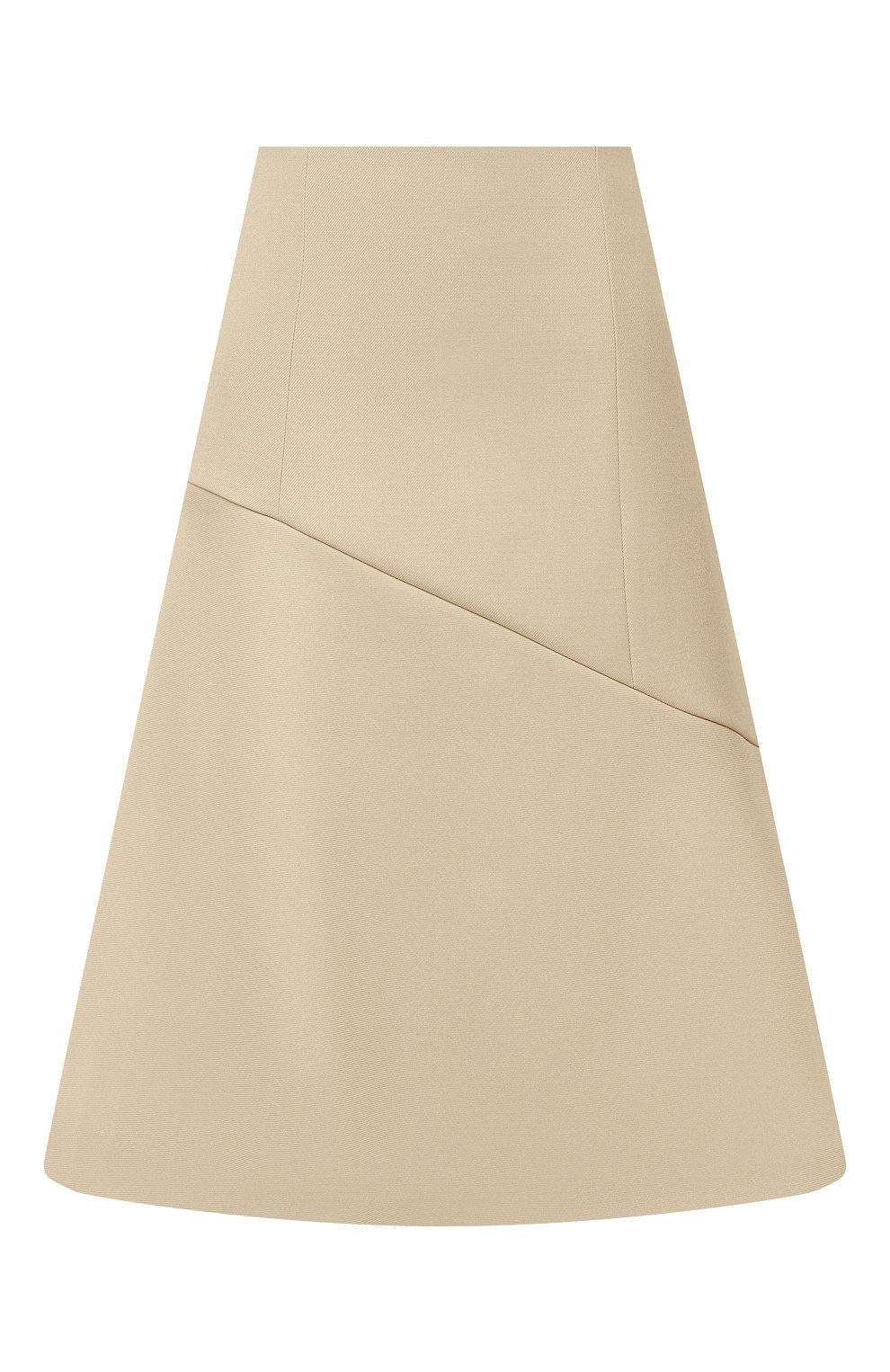 Шерстяная юбка JIL SANDER кремового цвета по цене 129000 руб., арт. JSWT357613-WT201000, фото 1 Шерстяная юбка JIL SANDER, арт. JSWT357613-WT201000, фото 1
